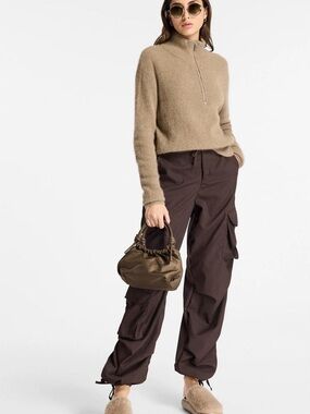 REVOLVE Chocolate Brown Cargo Joggers